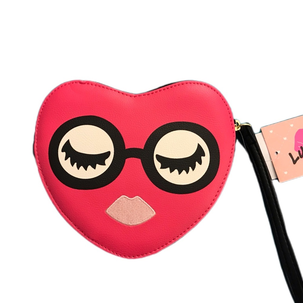 Betsey Johnson Heart purse wristlet